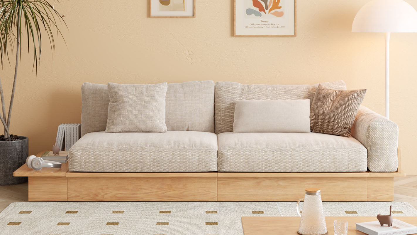 JASIWAY Japandi Style Extendable Sofa Bed: Redefining Home Comfort