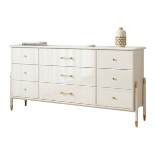 JASIWAY White Storage Cabinet with Drawers