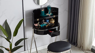 JASIWAY Luxury Solid Wood Vanity Table: Where Elegance Meets Functionality