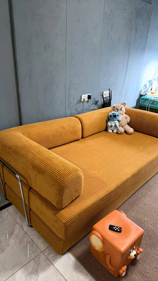 Corduroy Fabric Sofa Bed: A Blend of Style and Practicality