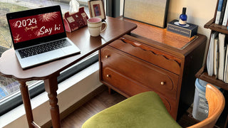 JASIWAY Expandable Solid Wood Makeup Table: Where Style Meets Infinite Possibilities