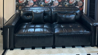 JASIWAY Retro Leather Pull Out Couch Bed: Where Style, Comfort, and Function Converge