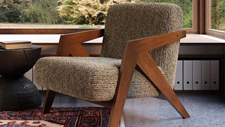 Accent Chair: Mid-Century Wabi-Sabi Charm for Timeless Relaxation