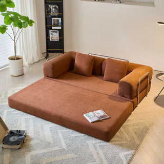 Unwind in Style: The JASIWAY Corduroy Sofa Bed That Blends Comfort and Sophistication
