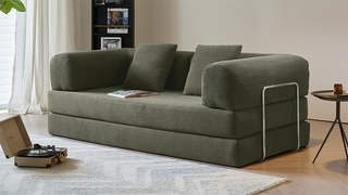 JASIWAY 78.7" Convertible Corduroy Sofa Bed: Where Modern Design Meets Multi-Functional Comfort