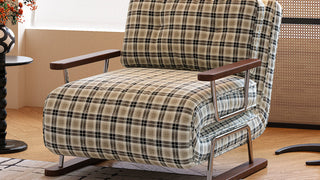 JASIWAY Checkered Sleeper Sofa: Redefining Small - Space Living with Versatile Style
