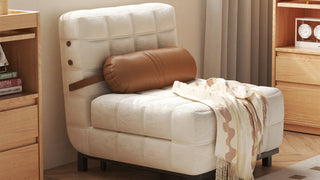JASIWAY Convertible Sleeper Sofa Bed Upholstered Accent Chair