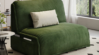 JASIWAY Corduroy Lounge Sofa Bed: Redefining Versatility and Comfort
