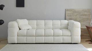 JASIWAY Creamy - Style BOBA Marshmallow - like Fabric Sofa Bed: Where Comfort Meets Versatility