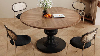 JASIWAY Dining Table: Timeless French Mid-Century Charm for Modern Homes