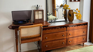JASIWAY Expandable Solid Wood Makeup Table Organizer: Where Style Meets Infinite Possibilities