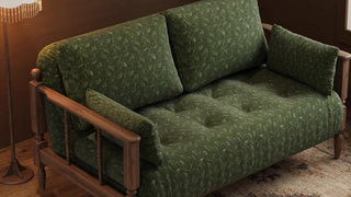 JASIWAY French - Vintage Solid Wood Sofa Bed: Where Timeless Charm Meets Versatile Living