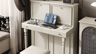 JASIWAY French Cream - style Vanity Table: Where Elegance Meets Functionality