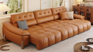 JASIWAY Leather Electric Sofa Bed: Redefining Comfort and Functionality