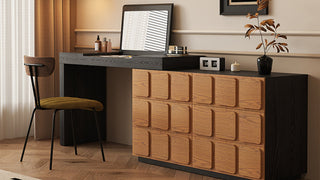 JASIWAY Modern - Luxury Vanity Desk: Where Minimalist Charm Blends with Functional Versatility