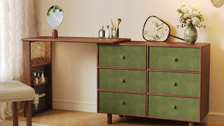 JASIWAY Multifunctional Makeup Vanity Desk: Where Craftsmanship Meets Customized Beauty Spaces