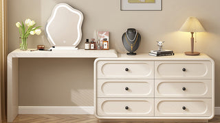 JASIWAY Nordic - Style Vanity Table: Where Elegance Meets Function