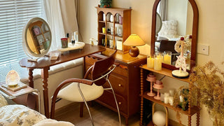 JASIWAY Expandable Solid Wood Makeup Table Organizer: Where Luxury Meets Utility