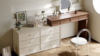 JASIWAY Solid Wood Vanity Table: Where Elegance Meets Functionality
