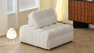 JASIWAY Teddy Fleece Lounge Sofa Bed: Where Coziness Merges with Versatile Living