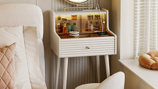 JASIWAY Ultra - Narrow Vanity Table: Where Compact Meets Luxury