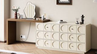 JASIWAY Vanity Desk: Merging French Grace with Modern Utility