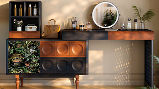 JASIWAY Vanity Table: Where Vintage Charm Meets Modern Versatility