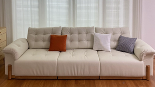 JASIWAY Vintage - Style Leather Electric Sofa Bed: A Green Gem for the Living Room