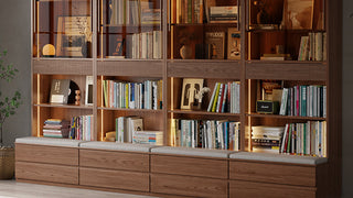 JASIWAY Wooden Bookcase: Transform Your Home into a Library - Inspired Haven