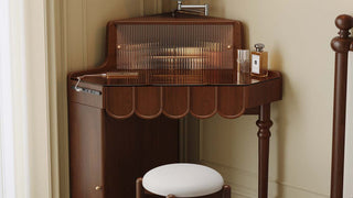 Makeup Vanity: Where Mid-Century Elegance Meets Small-Space Functionality