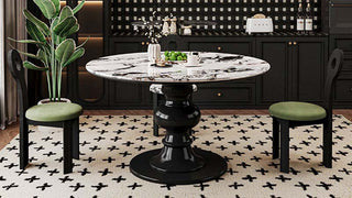 Marble Dining Table: French Vintage Charm Meets the Timeless Beauty of Natural Stone