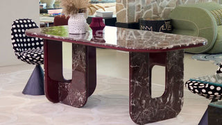 RINGCHEN Dining Tables: Where Modern Minimalism Meets Timeless Lava Marble Elegance