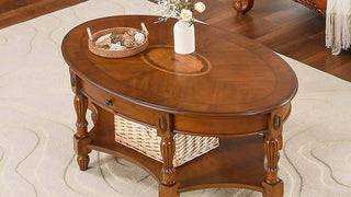 Solid Wood Coffee Table: Where American Classic Meets Timeless Home Comfort
