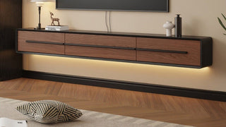 The Architectural Serenity of Elevated Living with Floating Solid Wood Design