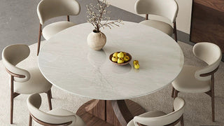 The Architectural Serenity of a Natural Stone Masterpiece in the Modern Dining Room
