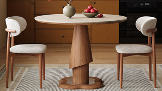 The Architectural Symphony of the Round table: Where Stone and Surface Redefine Modern Gathering in the Home