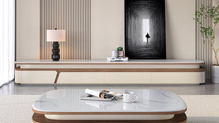 The Architecture of Oval Equanimity: Cultivating Italian Minimalist Crystallized Stone Aesthetics, Seamless Modular Storage, and Light-Softening Contours in the Modern Living Room Sanctuary