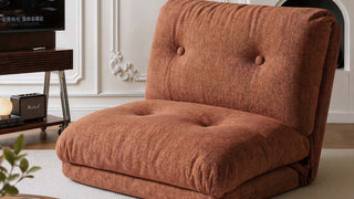 The Art of Adaptive Lounging: Elevating Minimalist Comfort with the Toast-Form Folding Sleeper Chair