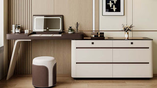 The Art of Bedroom Harmony: Redefining Luxury with a Transforming Vanity Sanctuary