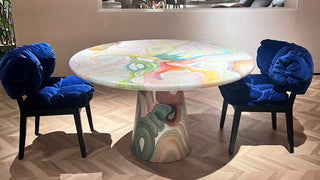 The Art of Gathering How an Eclectic Hand Painted Centerpiece Transformed My Dining Room Narrative