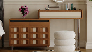 The Art of Morning Rituals: Rediscovering Elegance with a Mid-Century Modern Makeup Vanity