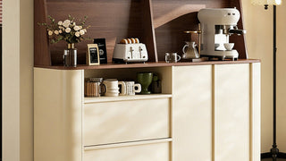 The Cartography of Fluid Horizons: Cultivating Mid-Century Retro Warmth, Sculptural Arched Silhouettes, and Seamless Storage Versatility in the Modern Multi-Functional Dining and Living Sanctuary