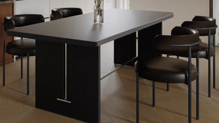 The Convergence of Eras: Elevating Small Space Living with a Minimalist Studio Table for Work and Dining