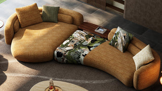 The Curvature of Comfort: Redefining the Living Room as a Sculptural Sanctuary of Modern Vintage Luxury