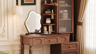 The Echo of Mid-Century Glamour: Redefining the Daily Ritual through Modular Timber and Retro Sophistication