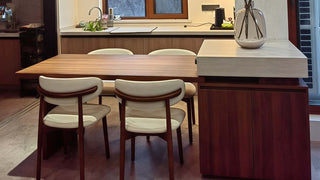 The Extendable Island Dining Table: Where Mid-Century Warmth Meets Modern Kitchen Functionality