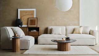 The Geography of Comfort: Cultivating an Organic Sanctuary of Linen-Blend Textures and French Retro Warmth in the Contemporary Living Room