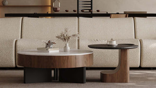 The Geometry of Quiet Luxury: How an Italian Minimalist Nesting Table Set Redefines the Modern Living Room Landscape