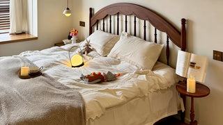 The Harp-Inspired Solid Wood Bed: Where Timeless Elegance Meets Unshakable Craftsmanship