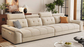 The Italian Chenille Linen Sofa: Where Cloud-Like Comfort Meets Timeless Minimalism